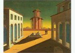 Chirico Giorgio de; Piazza d'Italia Metafisica , 1921
